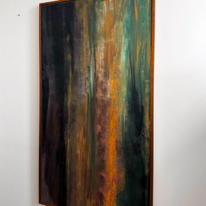 Картина абстрактная "Рассвет" 80х160см